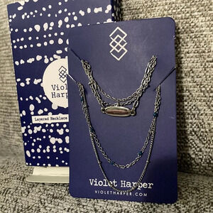 Violet Harper Isabella Beaded Layered Necklace and Bracelet Set